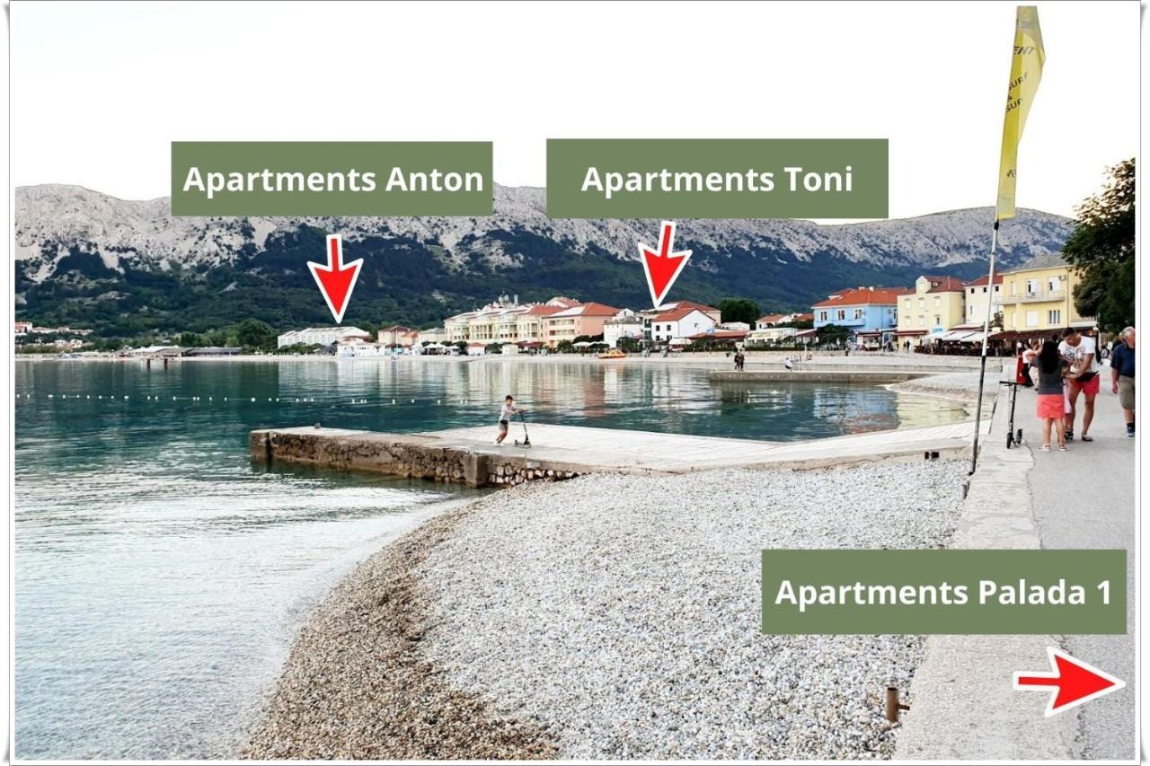 Apartments Palada 1 Baska  Exterior photo