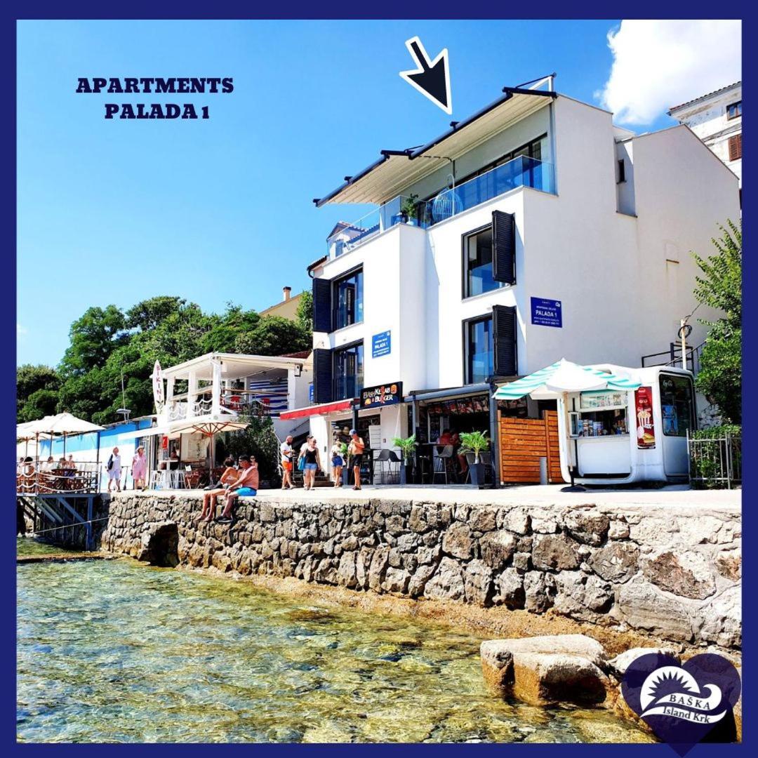 Apartments Palada 1 Baska  Exterior photo